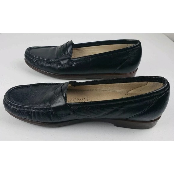 SAS Tripad Comfort Womens Black Leather Shoes - Picture 6 of 8